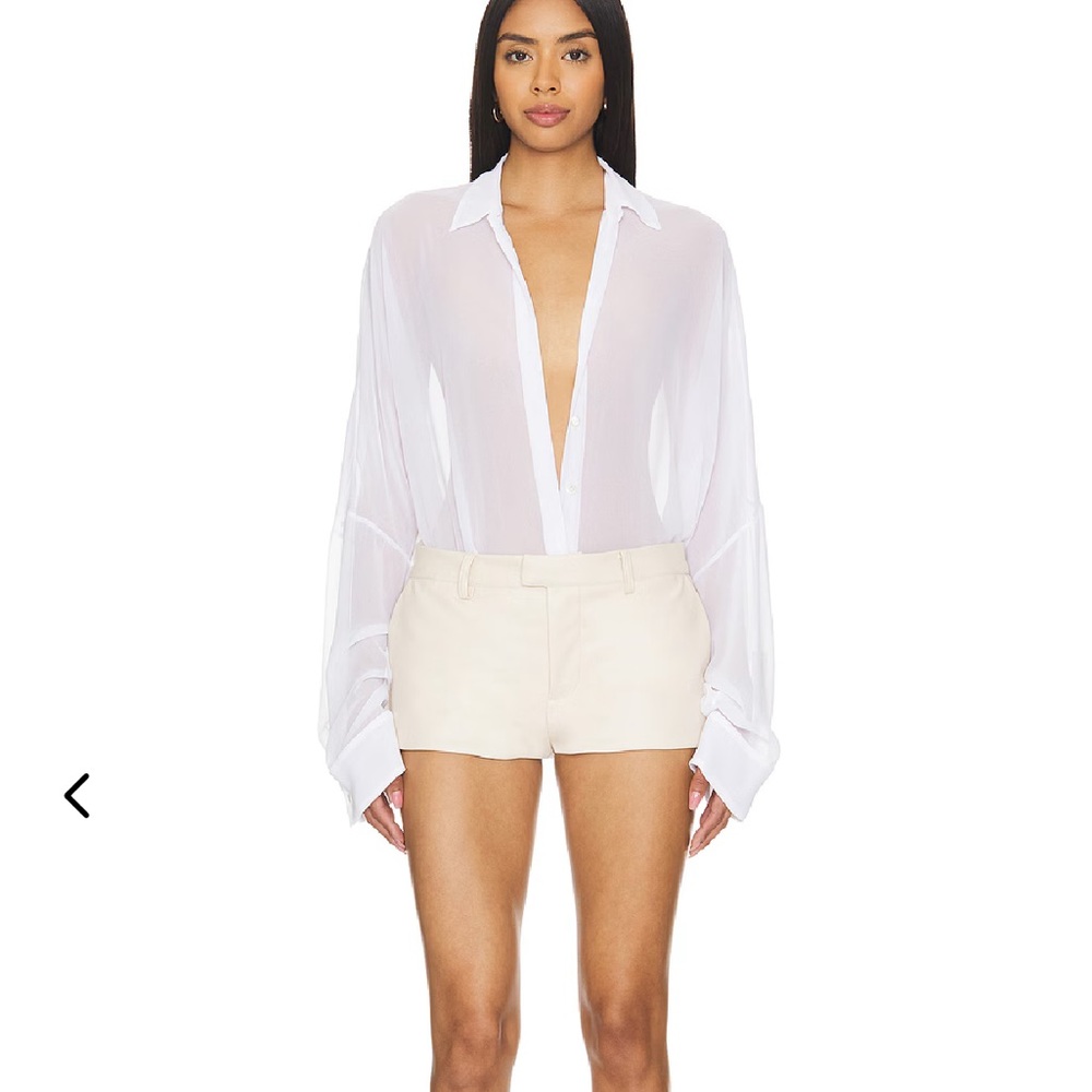 Lovers + Friends Olivia Faux Leather Mini Shorts